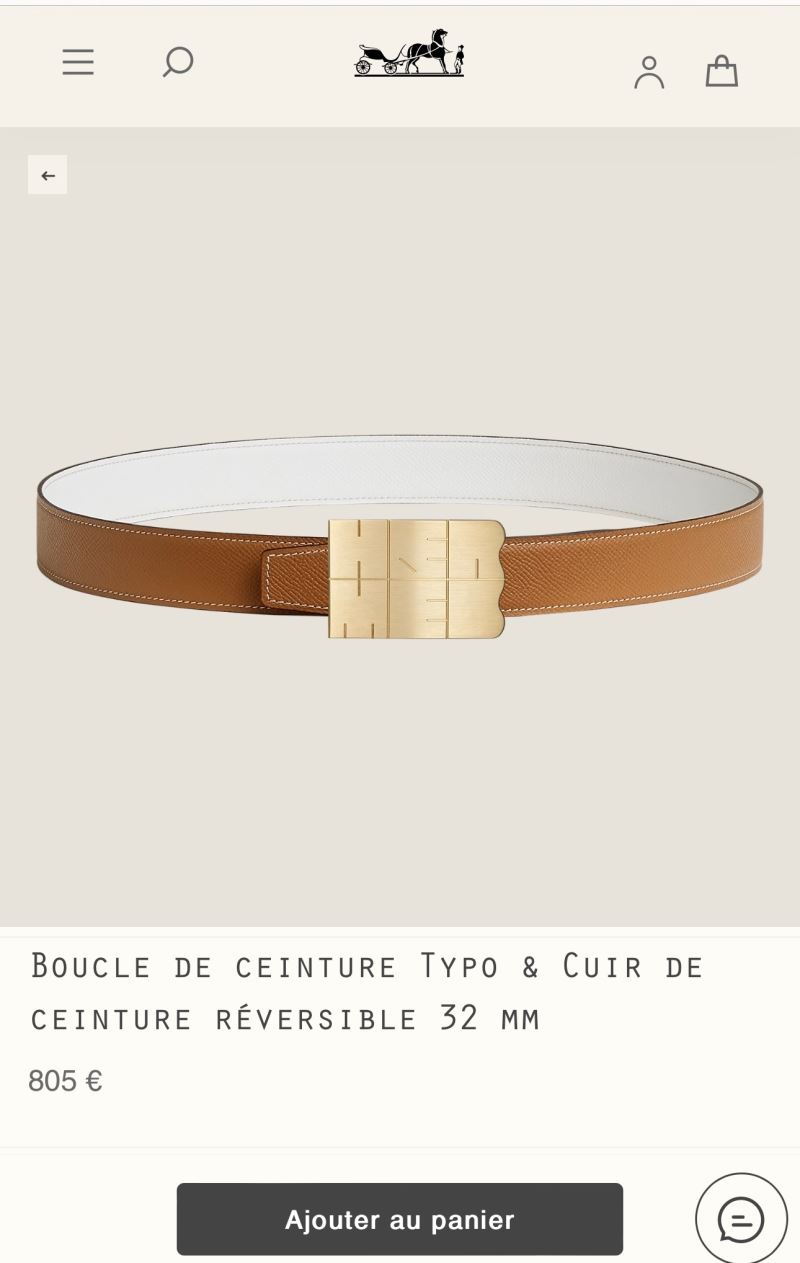 Hermes Belts